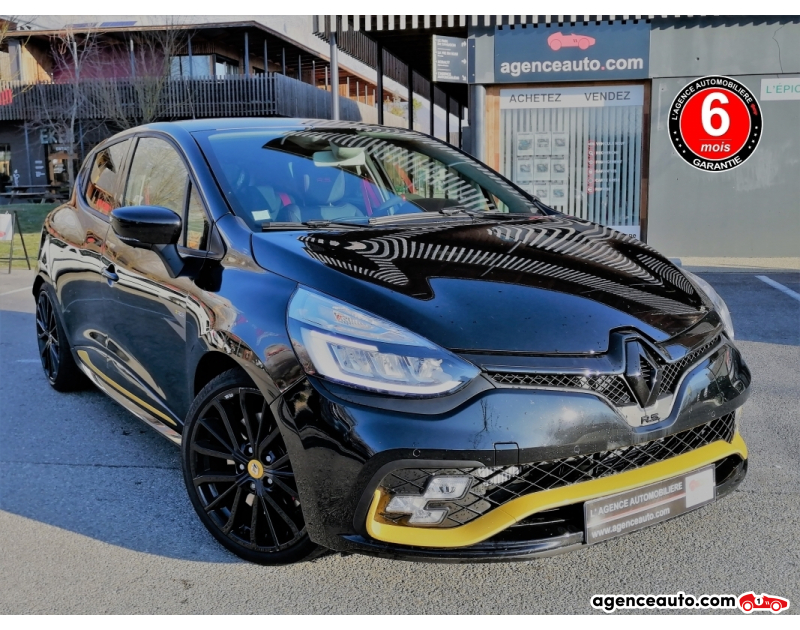 Compra de Coches Usados, Coches Usados Baratos %'|'% Agence Auto Renault Clio 1.6 Turbo 220 EDC RS18 TROPHY 8000km n°1191 Noir Año 2018 Automatique Essence